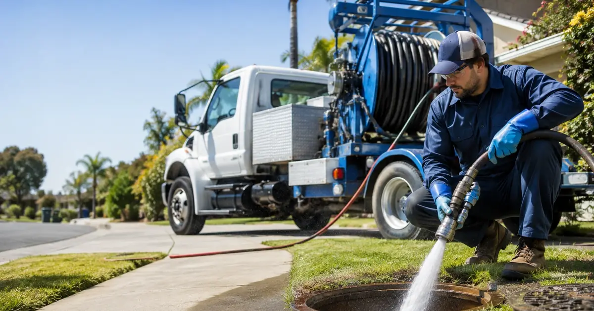 Hydro jet sewer cleaning Moreno Valley