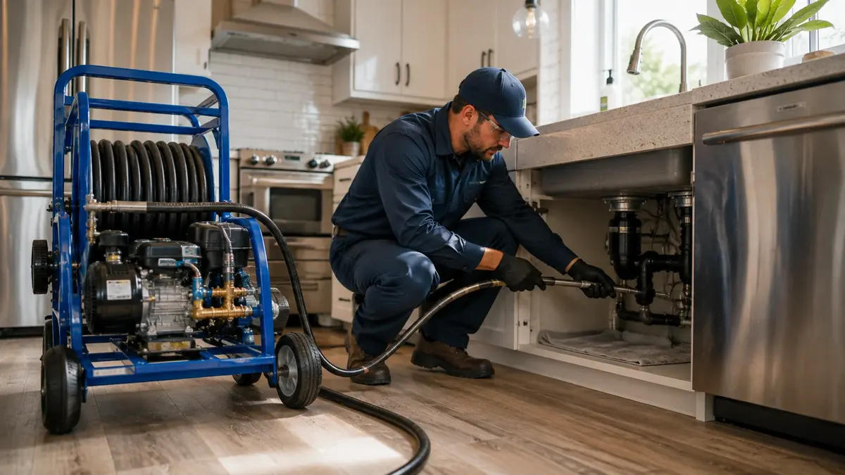 Kitchen Drain Hydro Jetting in Moreno Valley