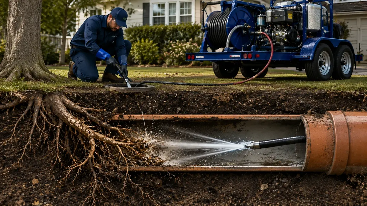 Tree Root Removal with Hydro Jetting in Moreno Valley